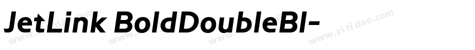 JetLink BoldDoubleBl字体转换